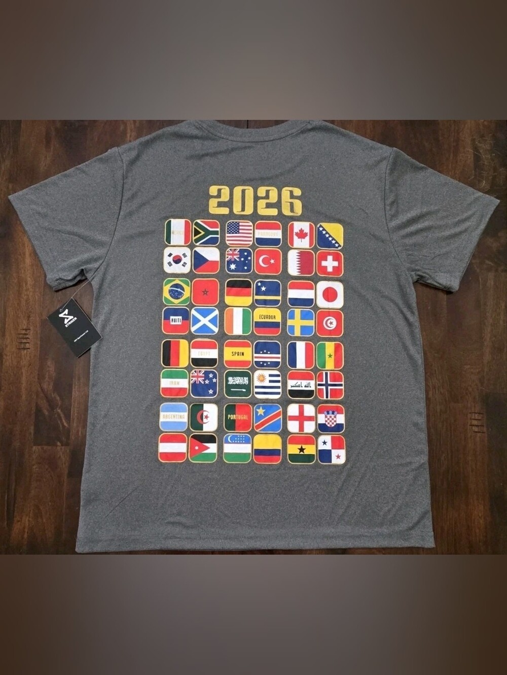Striker World Soccer 2026 Graphic Performance Tee - Men's Size Large (NWT)